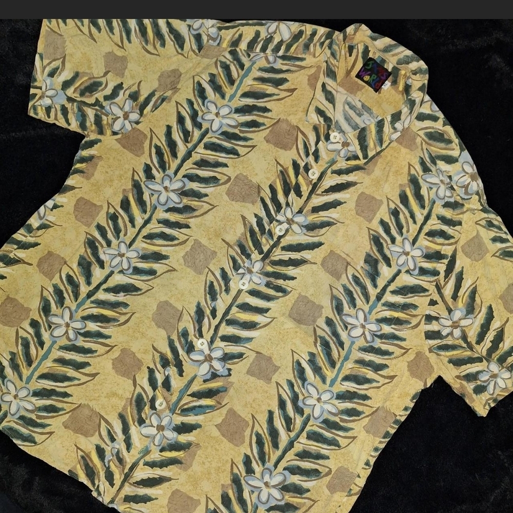 Vintage Jams World Floral Royon Hawaiian Shirt
-Size XL - Picture 5 of 7